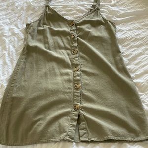 Olive green dress